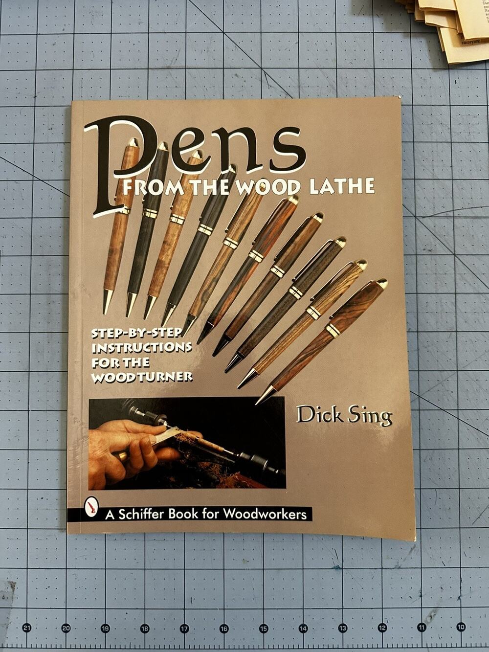 Pens from The Wood Lathe Craft Book Dick Sing 1996 Woodwork Carving